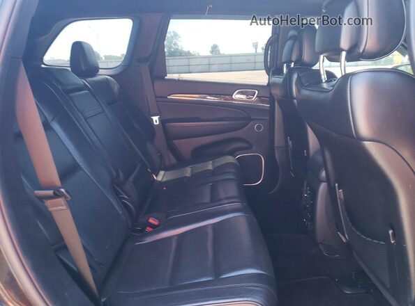 1C4RJFCG5GC438280 2016 JEEP GRAND Black Rear interior view