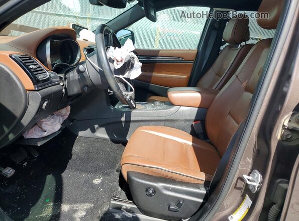 1C4RJFCG5MC507867 2021 JEEP GRAND Brown წინა სალონის ხედი