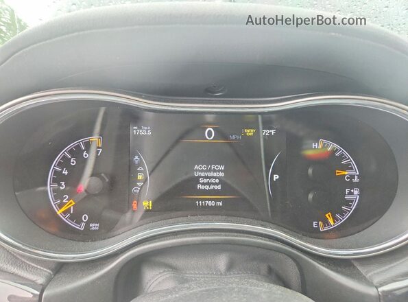 1C4RJFCG6KC552653 2019 JEEP GRAND Black Instrument cluster view