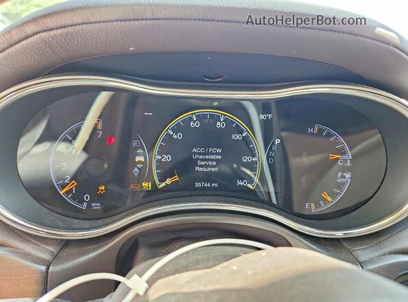 1C4RJFCG6KC689253 2019 JEEP GRAND White Սարքավորումների վահանակի տեսք
