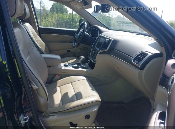 1C4RJFCG8HC641519 2017 JEEP GRAND CHEROKEE Black წინა სალონის ხედი