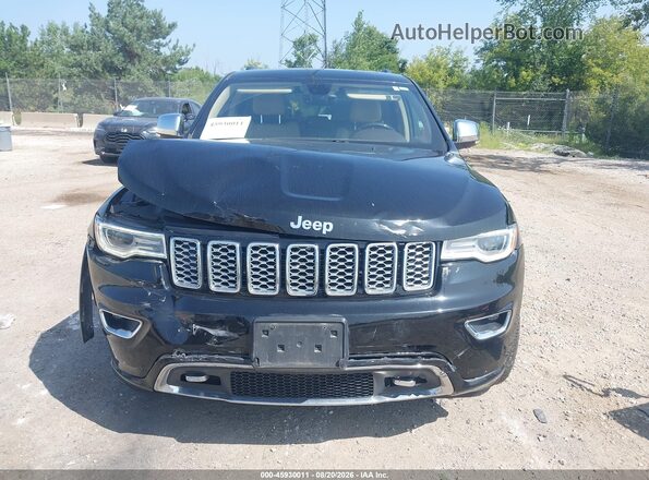 1C4RJFCG8HC641519 2017 JEEP GRAND CHEROKEE Black ხელსაწყოთა პანელის ხედი