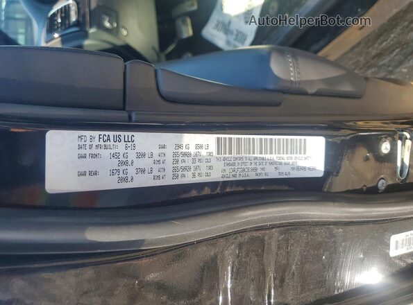 1C4RJFCG8KC810090 2019 JEEP GRAND Black Widok naklejki z numerem VIN