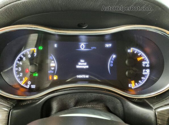 1C4RJFCG9HC676716 2017 JEEP GRAND Угольный Вид щитка приборов
