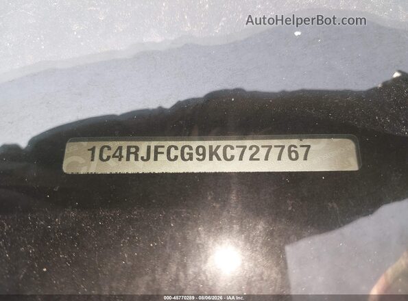 1C4RJFCG9KC727767 2019 JEEP GRAND CHEROKEE Gray 