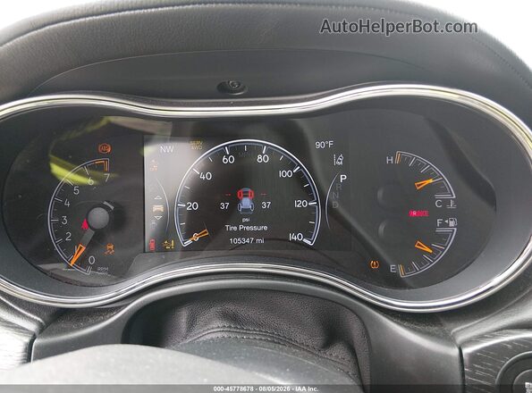 1C4RJFCG9KC804623 2019 JEEP GRAND CHEROKEE Black უკანა სავარძლების ხედი