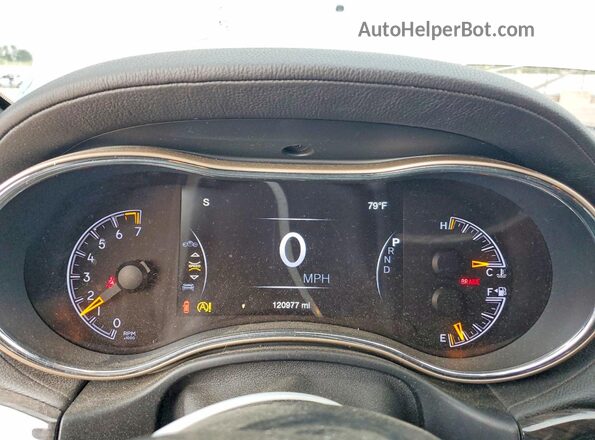 1C4RJFCGXHC624415 2017 JEEP GRAND Silver Vista del cuadro de instrumentos