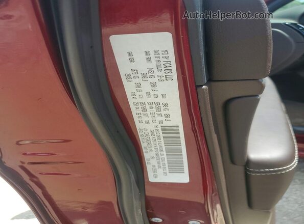 1C4RJFCGXKC640119 2019 JEEP GRAND Red Вид наклейки з VIN-кодом