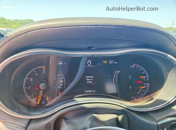 1C4RJFCM0GC454831 2016 JEEP GRAND Черный Вид щитка приборов