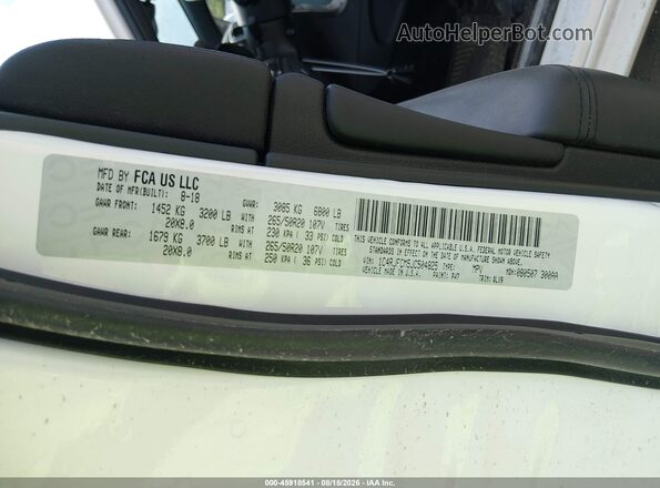 1C4RJFCM5JC504825 2018 JEEP GRAND CHEROKEE White Engine compartment view