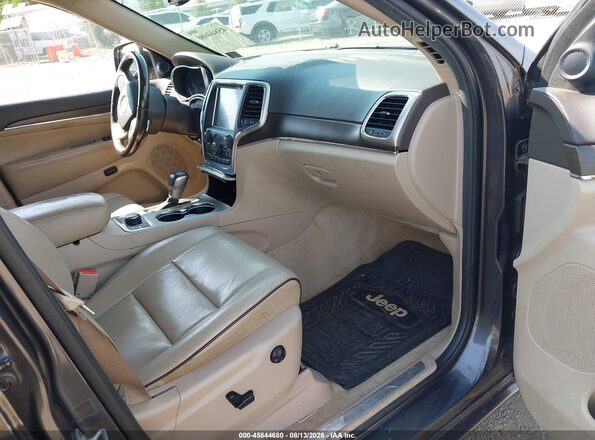 1C4RJFCT0GC361024 2016 JEEP GRAND CHEROKEE Gray Вид салону спереду
