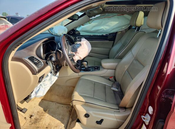 1C4RJFCT2JC179056 2018 JEEP GRAND Burgundy Vista interior delantera