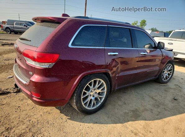 1C4RJFCT2JC179056 2018 JEEP GRAND Burgundy Trasero derecho
