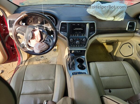 1C4RJFCT2JC179056 2018 JEEP GRAND Burgundy Vista del salpicadero