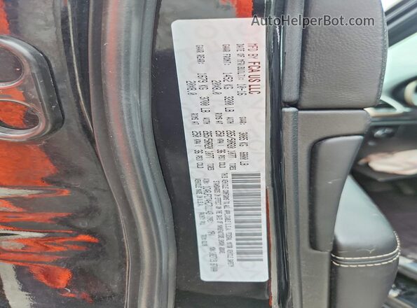 1C4RJFCT4HC711143 2017 JEEP GRAND Black Widok wnętrza 360 stopni