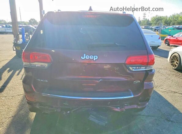 1C4RJFCT5HC678380 2017 JEEP GRAND Темно-бордовый Вид сзади