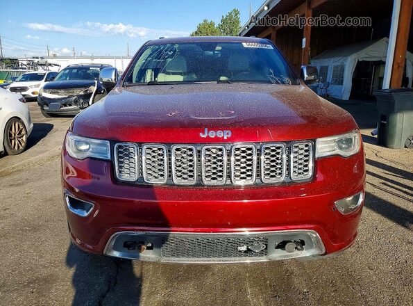 1C4RJFCT5HC678380 2017 JEEP GRAND Темно-бордовый Вид спереди