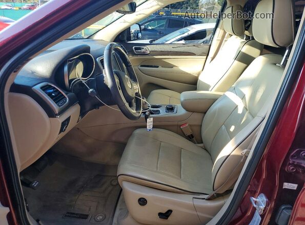 1C4RJFCT5HC678380 2017 JEEP GRAND Темно-бордовый Вид салона спереди
