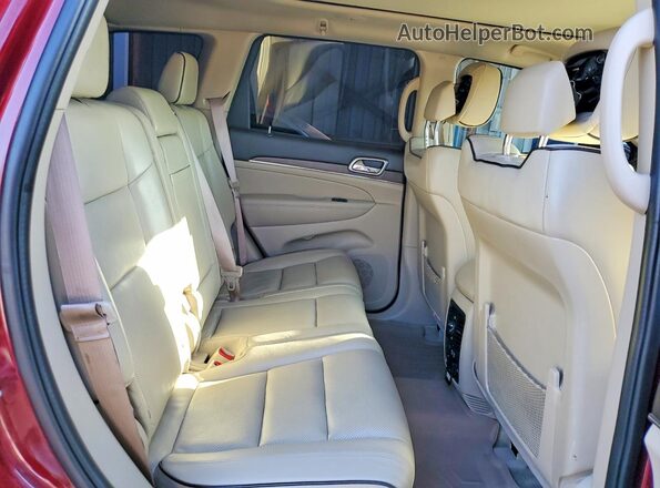 1C4RJFCT5HC678380 2017 JEEP GRAND Темно-бордовый Вид задней части салона
