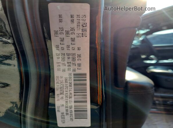 1C4RJFCT6GC427382 2016 JEEP GRAND Black Widok naklejki z numerem VIN