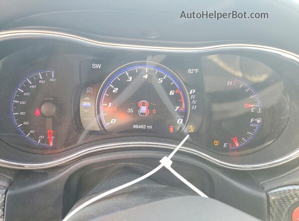 1C4RJFDJ0HC957149 2017 JEEP GRAND Черный Вид щитка приборов
