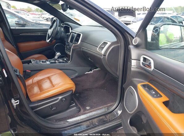 1C4RJFDJ6GC489281 2016 JEEP GRAND CHEROKEE Black Widok wnętrza z przodu