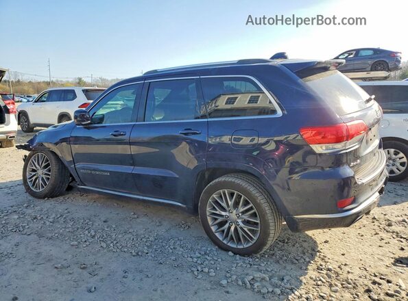 1C4RJFJG0JC393209 2018 JEEP GRAND Blue Rear left