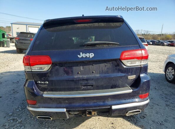 1C4RJFJG0JC393209 2018 JEEP GRAND Blue Rear view