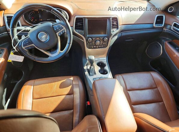 1C4RJFJG2GC450650 2016 JEEP GRAND Gray Вид панелі приладів