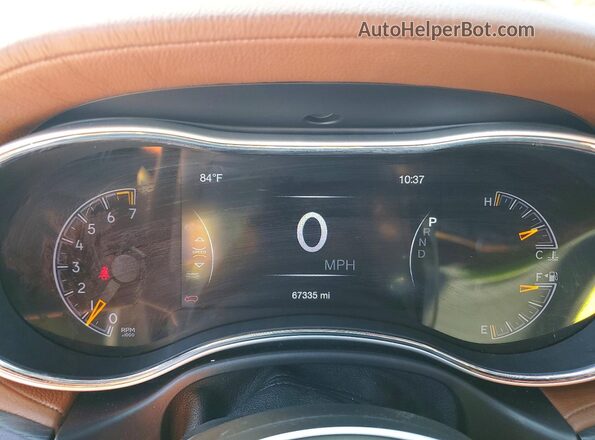 1C4RJFJG3JC147593 2018 JEEP GRAND White Вид щитка приладів