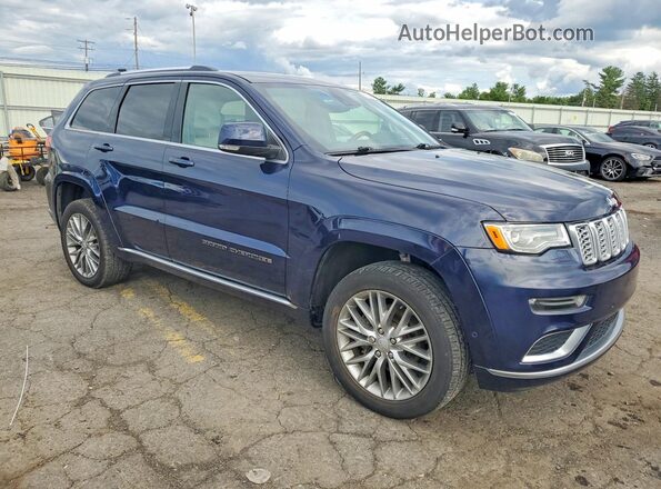 1C4RJFJG3JC166838 2018 JEEP GRAND Blue Przód prawy