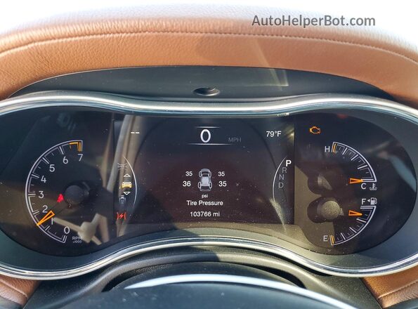 1C4RJFJG6JC216129 2018 JEEP GRAND White Instrument cluster view
