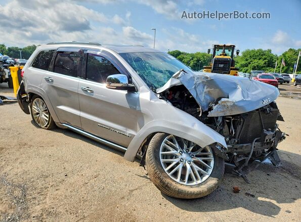 1C4RJFJG8JC347501 2018 JEEP GRAND Серебряный Передняя правая четверть