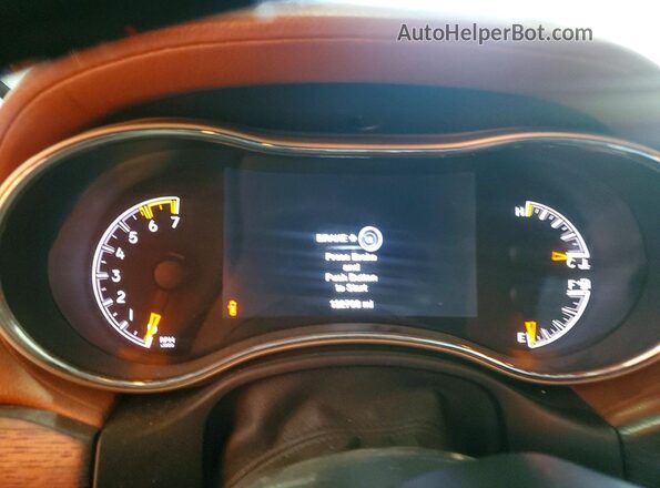 1C4RJFJT2GC346043 2016 JEEP GRAND Black ხელსაწყოთა პანელის ხედი
