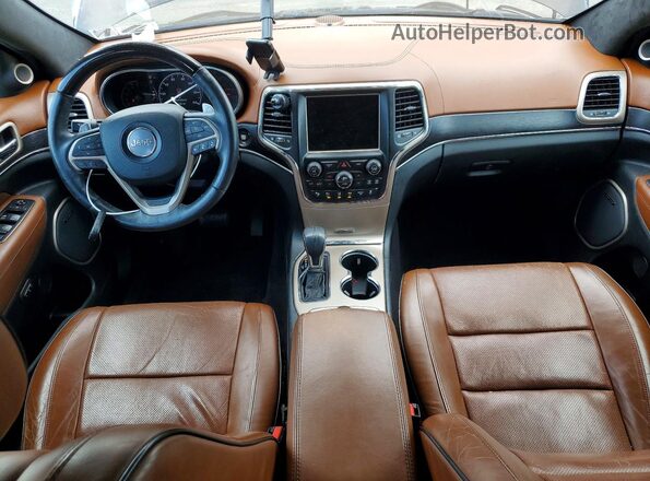 1C4RJFJT2HC850366 2017 JEEP GRAND Black Вид панелі приладів