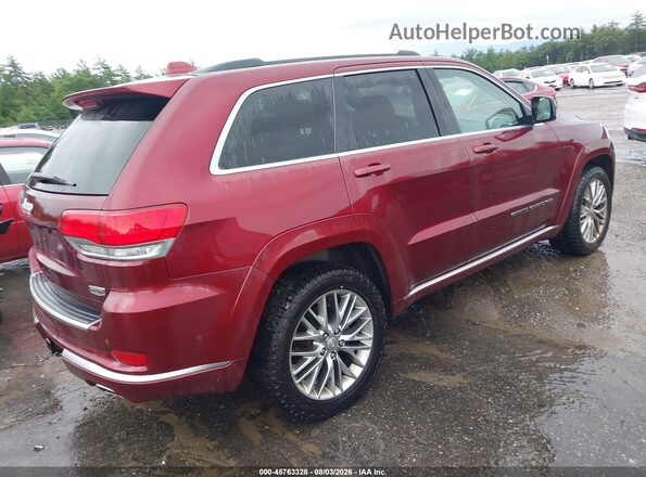 1C4RJFJT2JC155262 2018 JEEP GRAND CHEROKEE Red Trasero derecho
