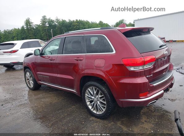 1C4RJFJT2JC155262 2018 JEEP GRAND CHEROKEE Red Trasero izquierdo