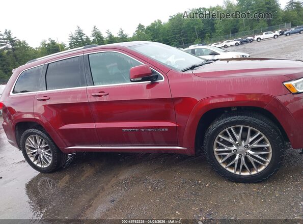 1C4RJFJT2JC155262 2018 JEEP GRAND CHEROKEE Red Vista interior trasera