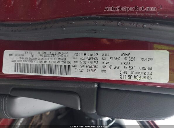1C4RJFJT2JC155262 2018 JEEP GRAND CHEROKEE Red Vista del compartimento del motor