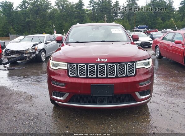 1C4RJFJT2JC155262 2018 JEEP GRAND CHEROKEE Red Vista del cuadro de instrumentos