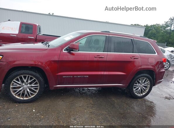 1C4RJFJT2JC155262 2018 JEEP GRAND CHEROKEE Red Vista interior de 360 grados