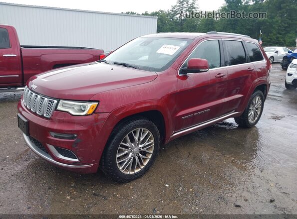 1C4RJFJT2JC155262 2018 JEEP GRAND CHEROKEE Red Vista tres cuartos delantera izquierda