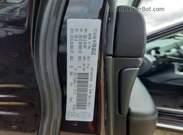 1C4RJFJT3JC396442 2018 JEEP GRAND Black VIN კოდის სტიკერის ხედი