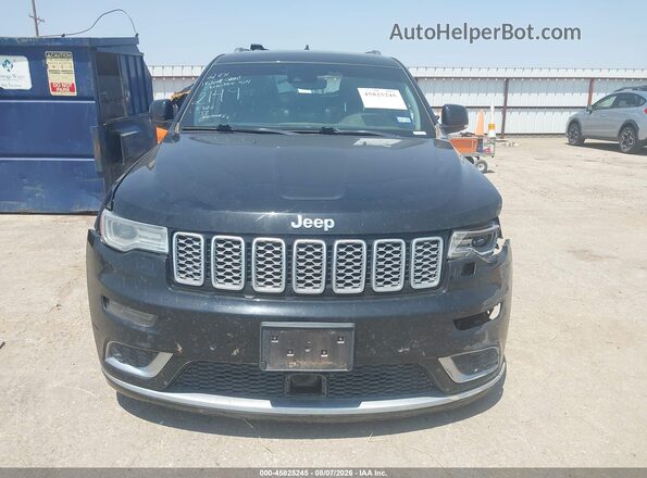 1C4RJFJT5HC942149 2017 JEEP GRAND CHEROKEE Black Widok zestawu wskaźników