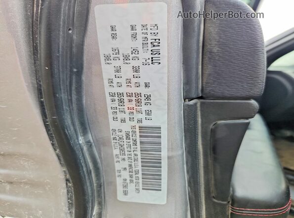 1C4RJFLG0HC605355 2017 JEEP GRAND Silver Widok naklejki z numerem VIN