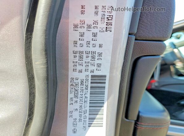1C4RJFLG0KC653087 2019 JEEP GRAND Gray Widok naklejki z numerem VIN