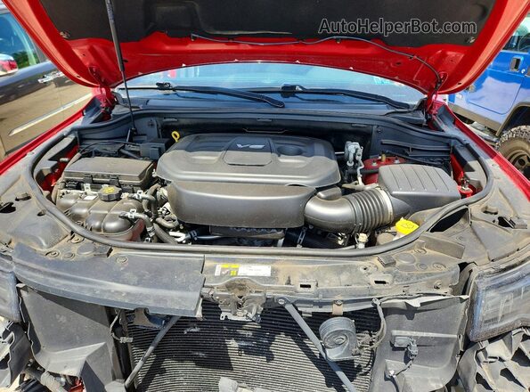 1C4RJFLG1HC610399 2017 JEEP GRAND Red Vista del compartimento del motor