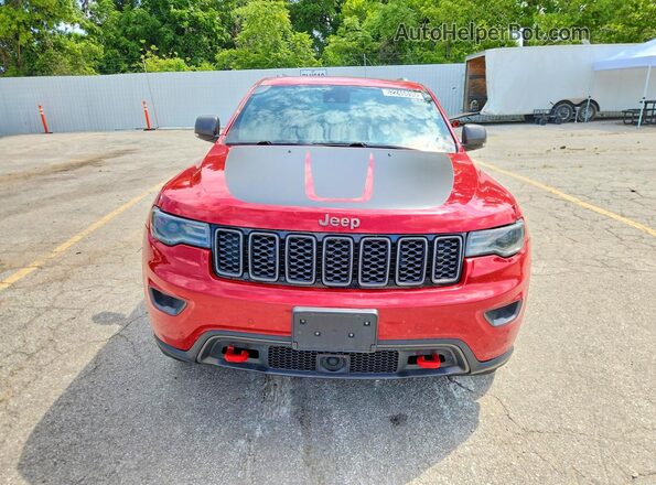 1C4RJFLG2JC189461 2018 JEEP GRAND Red Front view