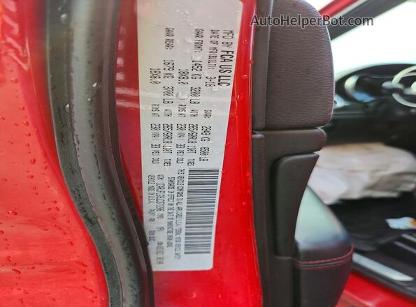 1C4RJFLG9JC371206 2018 JEEP GRAND Red Widok naklejki z numerem VIN