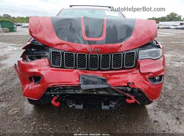 1C4RJFLGXHC790160 2017 JEEP GRAND CHEROKEE Red Widok z przodu